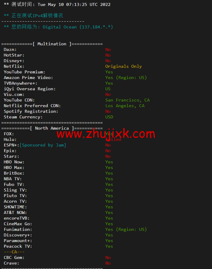 #2022 年 5 月#DigitalOcean：美国旧金山机房简单测评