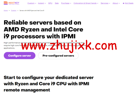 HOSTKEY :俄罗斯、荷兰 AMD Ryzen 9 GPU 显卡服务器/RTX A5000 / A4000 GPU 服务器限时优惠,最高 20% 折扣,可免费试用 HOSTKEY :俄罗斯、荷兰 AMD Ryzen 9 GPU 显卡服务器/RTX A5000 / A4000 GPU 服务器限时优惠,最高 20% 折扣,可免费试用