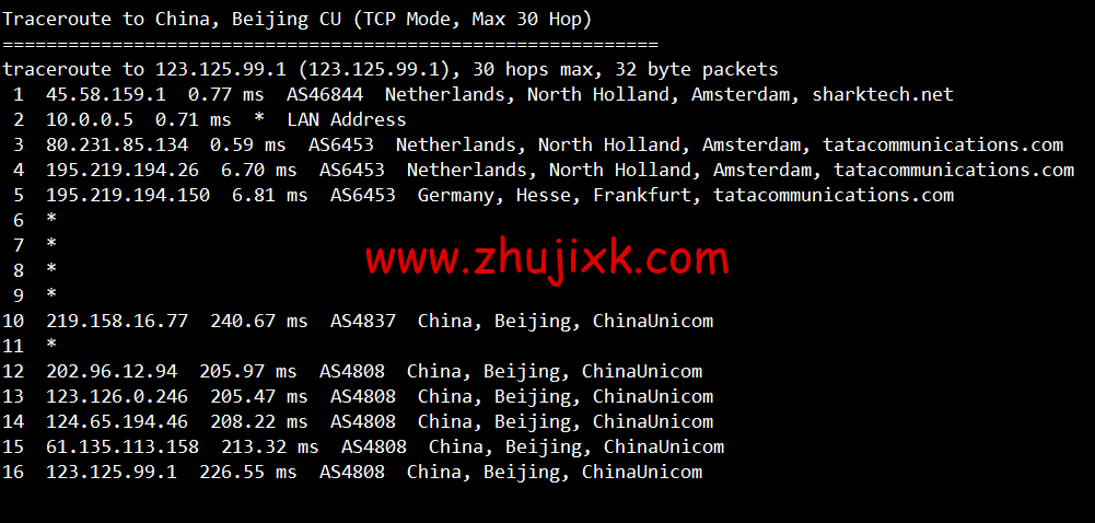 #2022 年 5 月#sharktech(鲨鱼机房)：公有云荷兰阿姆斯特丹机房简单测评，16 核/32G 内存/1200G SSD/5T 流量/10G 端口，.82/月起