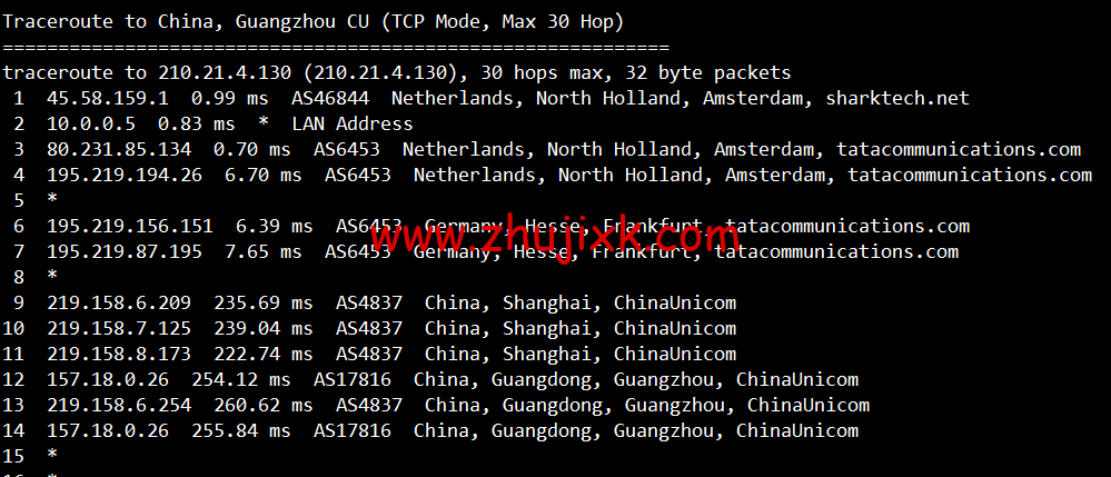 #2022 年 5 月#sharktech(鲨鱼机房)：公有云荷兰阿姆斯特丹机房简单测评，16 核/32G 内存/1200G SSD/5T 流量/10G 端口，.82/月起