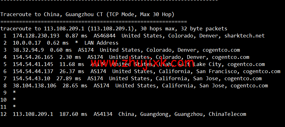 #2022 年 5 月#sharktech(鲨鱼机房)：公有云美国丹佛机房简单测评，16 核/32G 内存/1200G SSD/5T 流量/10G 端口，.82/月起