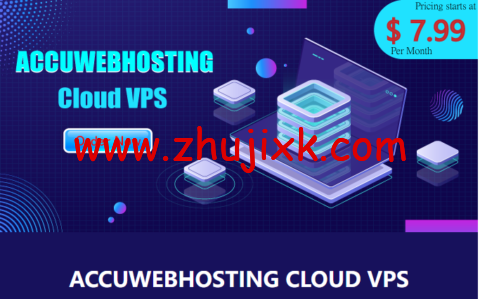 AccuWebHosting：便宜 vps，1 核/1G 内存/20G 硬盘/150G 流量/1Gbps 带宽，.99/月起，可选 windows