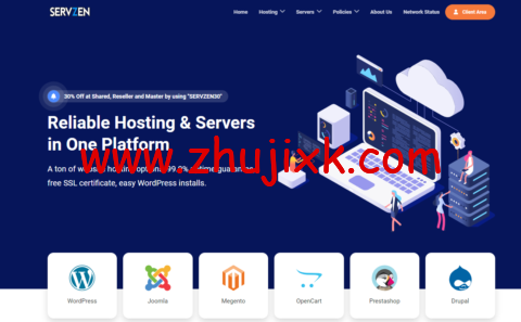 Servzen:法国 OVH 机房 KVM vps,1 核/512MB 内存/10GB SSD 硬盘/10TB 流量/1Gbps 带宽,https://www.zhujixk.com/wp-content/uploads/2022/05/1653349448-servzen-480x297.png.21/月起 Servzen:法国 OVH 机房 KVM vps,1 核/512MB 内存/10GB SSD 硬盘/10TB 流量/1Gbps 带宽,.21/月起