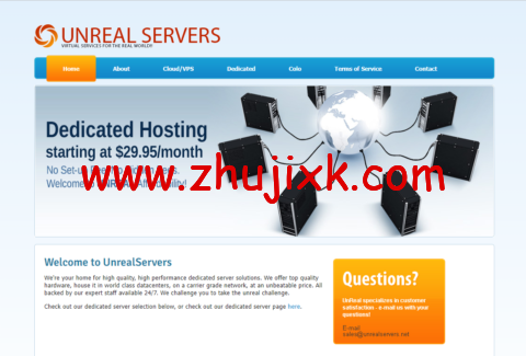 UnRealServers:美国独服,堪萨斯机房,2*X5650/64G 内存/480 GB SSD 硬盘/33TB 流量/1Gbps 带宽,/月起 UnRealServers:美国独服,堪萨斯机房,2*X5650/64G 内存/480 GB SSD 硬盘/33TB 流量/1Gbps 带宽,/月起