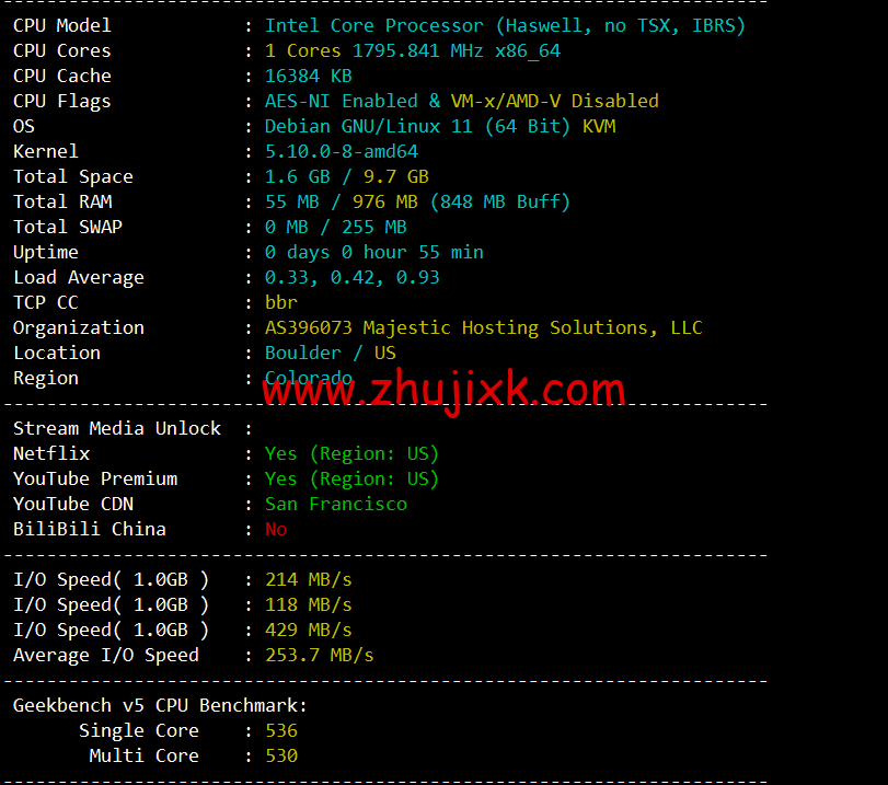VmShell：圣何塞 10Gbps 全媒体服务器，29.99USD/年付(真实支持美区 HULU)，支持新购三日内无条件退款，简单测评
