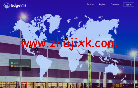 Edgevirt：迈阿密大硬盘 vps，1 核/1GB 内存/1TB 硬盘/50TB 流量/10Gbps 端口，/季起