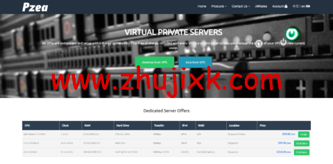 #促销#PZEA：独立服务器 5 折优惠，E3-1230V3/8G 内存/2TB HDD 硬盘/100Mbps 3TB / 10Mbps 不限，低至.5/月