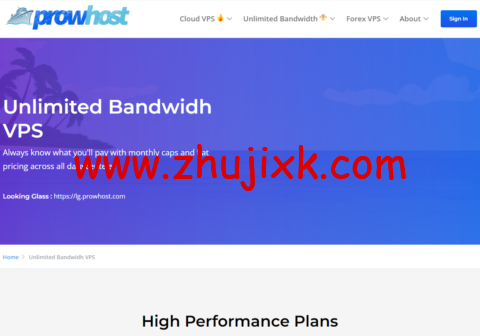 #上新#ProwHost：加拿大 vps，首月 85 折优惠，1 核/1G 内存/25G 硬盘/不限流量，.66/首月