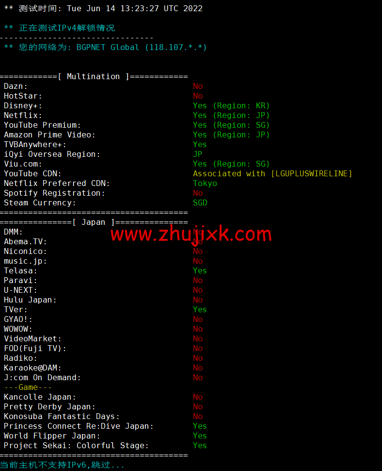 萝卜数据：日本 CN2 BGP 云服务器，電信去程 163，回程 CN2，移動聯通去程回程直连，月付.7 起，原生 IP，解锁 tiktok，附简单测评