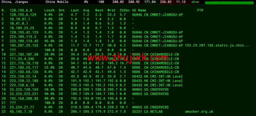 萝卜数据：美国 cera 大宽带云服务器，去程電信 163，回程聯通 4837，月付.7 起，原生 ip，解锁 tiktok，附简单测评