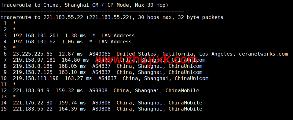 萝卜数据：美国 cera 大宽带云服务器，去程電信 163，回程聯通 4837，月付.7 起，原生 ip，解锁 tiktok，附简单测评
