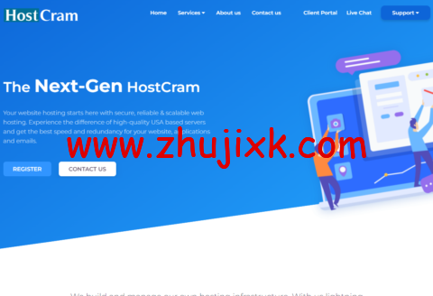 HostCram LLC：美国达拉斯 i9-11900K 高性能 CPU 系列 vps，2 核/4G 内存/80g NVMe/4T 流量/1Gbps 带宽，/月，/半年，支持 windows