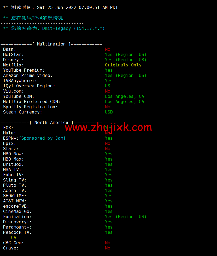 DMIT：美国 CN2 GIA VPS，Premium 系列，月付.9，季付.88 起，原生 IP，解锁 tiktok、Netflix、Disney+等流媒体，简单测评