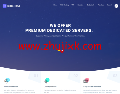 Bullethost：全场 VPS 和虚拟主机 7 折，保加利亚 vps，1 核/512MB/15GB SSD/100Mbps 不限流量，年付 20 欧
