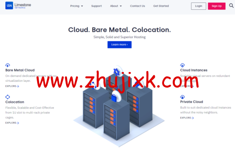 limestonenetworks：美国独立服务器，Intel Xeon 2236/64GB DDR4 ECC/2 x 970GB NVMe 固态硬盘/100TB 流量/1Gbps 带宽，5/月，可选芝加哥/达拉斯机房