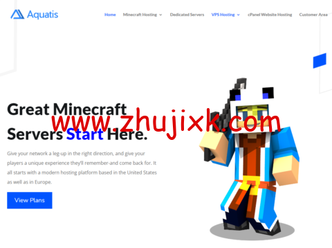 Aquatis：美国高内存 VPS，2 核/8G 内存/20 GB NVMe 硬盘/1T 流量/1Gbps 带宽，高达 400Gbps 防御，/月起