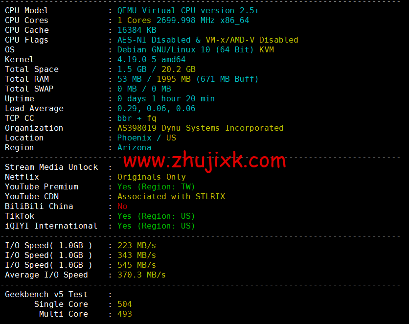wiredblade：美国凤凰城机房 vps，/月起，免费支持 windows，原生 ip，解锁美区 tiktok，简单测评