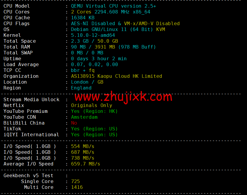lightnode:英国伦敦机房 VPS,1 核/2G 内存/50G 硬盘/1000GB 流量,月付.71 起,配置/流媒体解锁/线路等简单测评 lightnode:英国伦敦机房 VPS,1 核/2G 内存/50G 硬盘/1000GB 流量,月付.71 起,配置/流媒体解锁/线路等简单测评