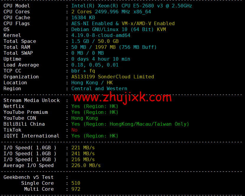 恒创科技:香港云服务器低至 38 元/月,解锁 Netflix、Disney+等,简单测评 恒创科技:香港云服务器低至 38 元/月,解锁 Netflix、Disney+等,简单测评