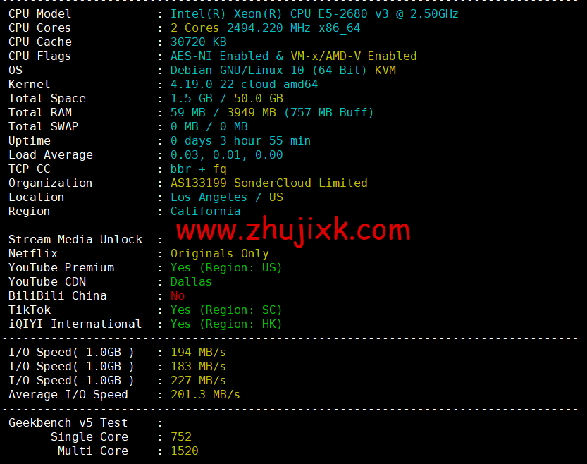 恒创科技:美国云服务器低至 26 元/月起,简单测评 恒创科技:美国云服务器低至 26 元/月起,简单测评