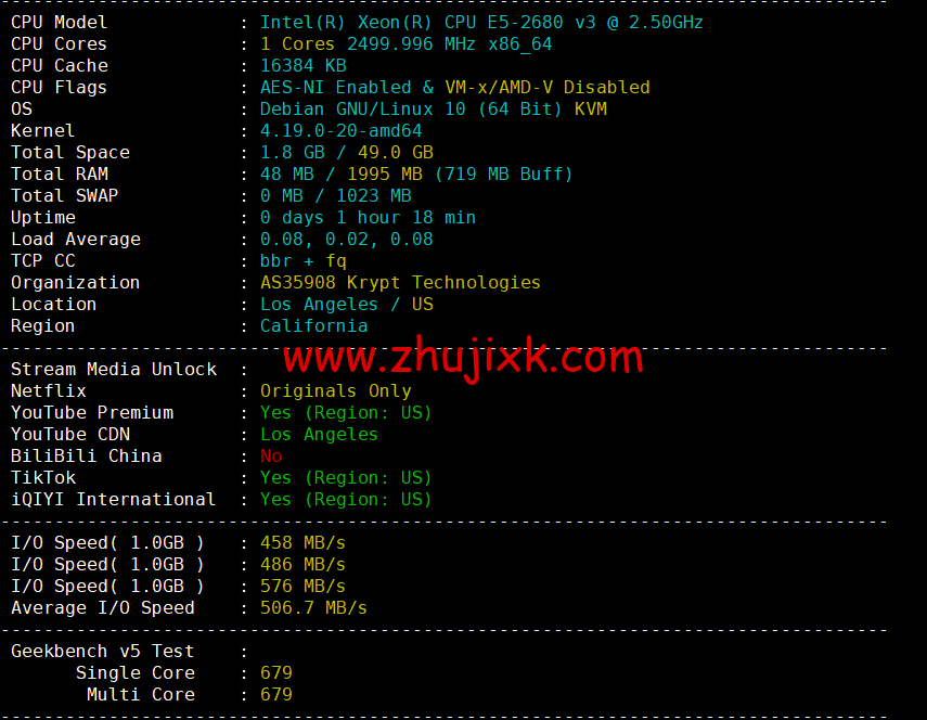 #2022 年 10 月#iON Cloud:美国洛杉矶机房 vps,1 核/2G 内存/40GB SSD/1TB 流量/1Gbps 带宽,/年,原生 ip,解锁美区 tiktok 等,简单测评 #2022 年 10 月#iON Cloud:美国洛杉矶机房 vps,1 核/2G 内存/40GB SSD/1TB 流量/1Gbps 带宽,/年,原生 ip,解锁美区 tiktok 等,简单测评