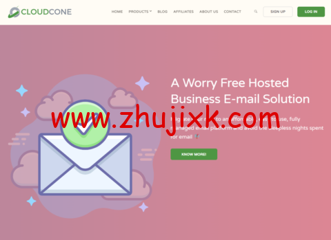 CloudCone：电子邮件托管服务，无限域名、无限邮箱，10GB 空间，每月可发 500 封邮件，.99/月起