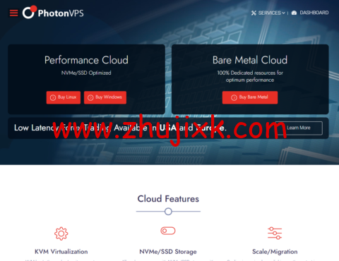 PhotonVPS：美国洛杉矶机房便宜 vps，八折优惠，1 核/2G 内存/30GB NVME/2TB 流量/100Mbps 带宽，/月起，可选美国/荷兰/韩国/新加坡/日本等 17 个机房