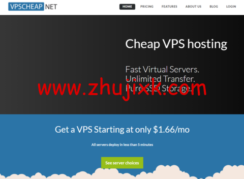 VPSCheap：美国达拉斯机房 vps，2 核/512MB 内存/30GB SSD/不限流量/100Mbps 带宽， width=