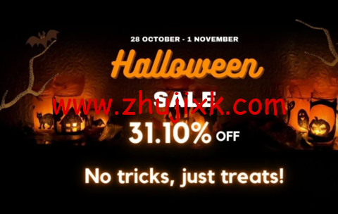 virtono：万圣节优惠，1 核/1GB 内存/30G SSD/1T 流量/1Gbps 带宽，/年，可选中国香港/新加坡/日本东京等 21 个机房