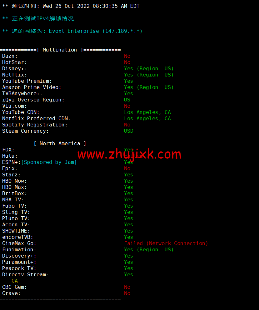 Evoxt：美国 VPS 云服务器，1 核/512MB 内存/5G 硬盘/500G 流量，.99 /月起，原生 ip，解锁 tiktok，Netflix，Disney+，简单测评