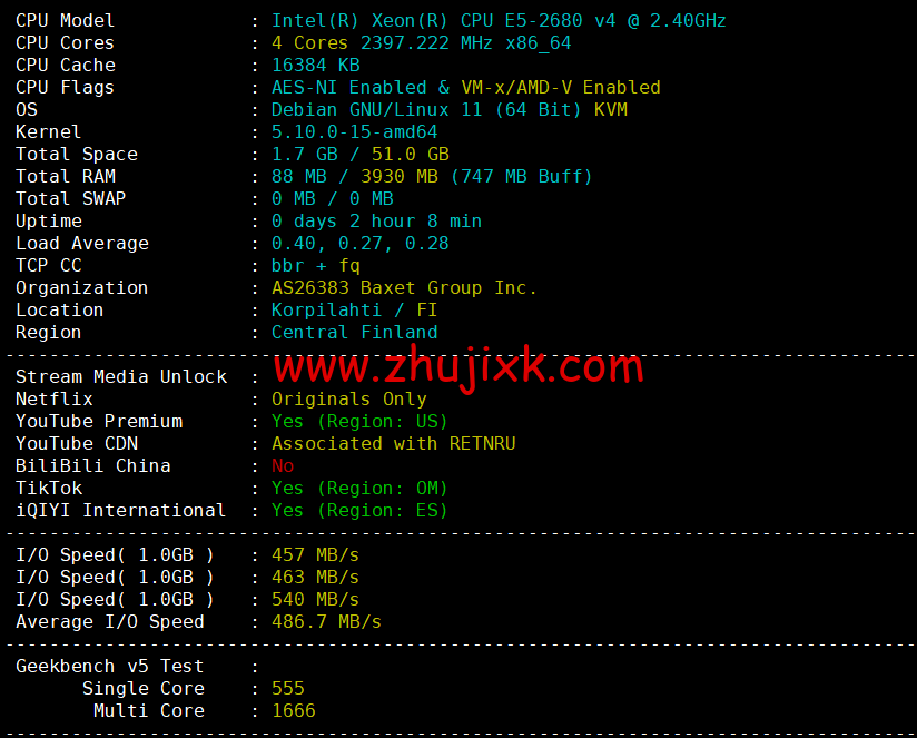 Justhost:芬兰赫尔辛基机房 vps,200M-1Gbps 不限流量,.1/月起,简单测评 Justhost:芬兰赫尔辛基机房 vps,200M-1Gbps 不限流量,.1/月起,简单测评