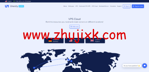 Unesty：美国纽约机房 vps，4 核/1GB 内存/25GB SSD/不限流量/1Gbps 端口，€2.24/月起，另可选德国/英国