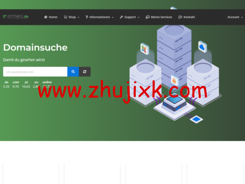 #黑五#Ottnec：德国 vps，2 核/6GB 内存/20GB SSD/3TB 流量/1Gbps 带宽，€2.99/月