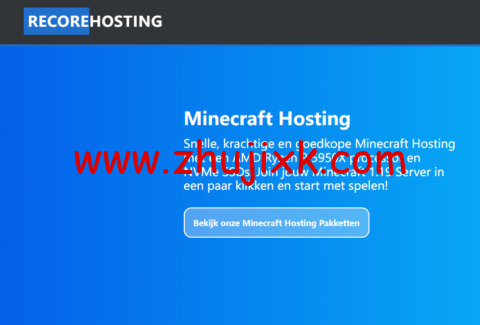 RecoreHosting:荷兰 vps,2 核@AMD Ryzen 9 5950X/2GB 内存/30GB NVMe/不限流量/1Gbps 带宽,€7.48/月起 RecoreHosting:荷兰 vps,2 核@AMD Ryzen 9 5950X/2GB 内存/30GB NVMe/不限流量/1Gbps 带宽,€7.48/月起