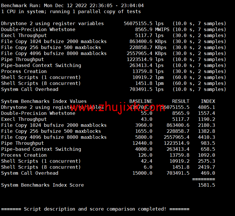 REGXA：英国伦敦机房 vps，1 核/1G 内存/15gNVMe/1Gbps 带宽，.5/月起，简单测评