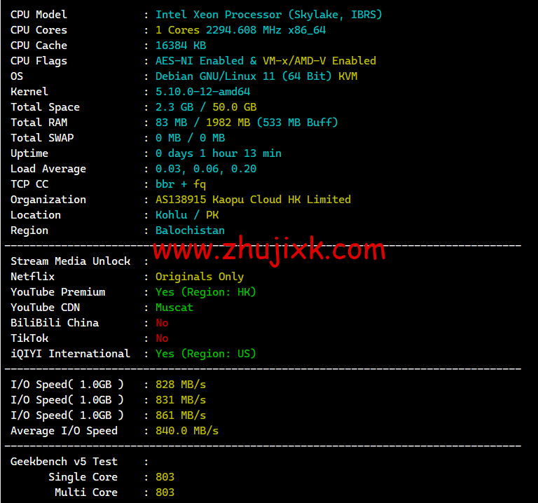 lightnode：巴基斯坦卡拉奇机房 VPS，1 核/2G 内存/50G 硬盘/1000GB 流量，月付.71 起，简单测评