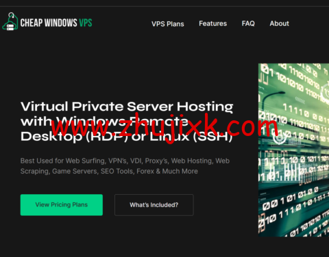 vpshostingservice：美国和欧洲 Windows vps，全线五折，2 核/4G 内存/60GB 硬盘/不限流量/1Gbps 带宽，.5/月起，可选美国/荷兰/德国 6 大机房