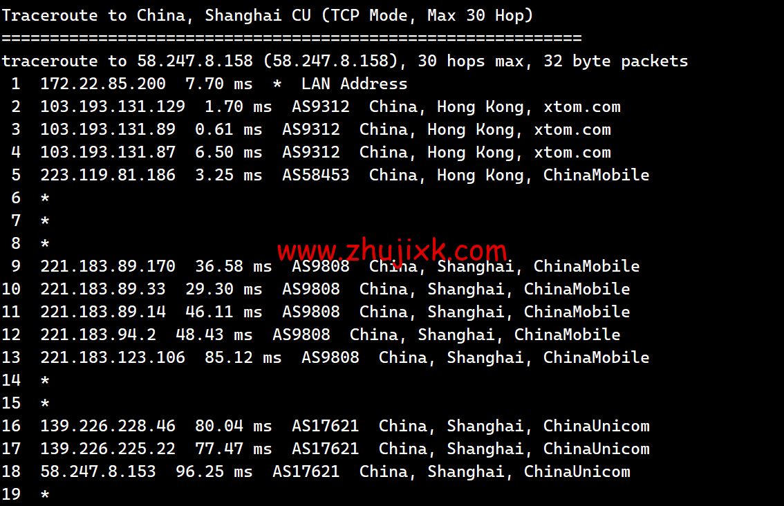 搬瓦工：中国香港 HK85 机房路由恢复至 CMI 线路直连，附最新路由测试