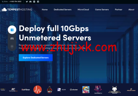 Tempest：国外独立服务器 8 折促销，可选日本/新加坡/美国/欧洲等 14 个机房，10Gbps 带宽不限流量+10Tbit/s DDoS 缓解，月付.99 起