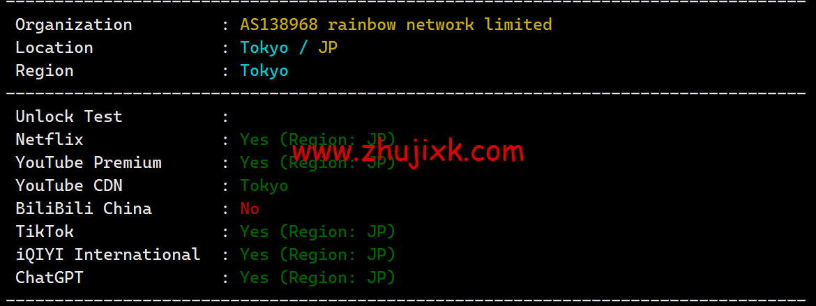JUSTG:日本软银原生 ip 线路 vps,5 折促销,500Mbps 带宽,.99/月起,解锁 Chatgpt/TikTok,简单测评 JUSTG:日本软银原生 ip 线路 vps,5 折促销,500Mbps 带宽,.99/月起,解锁 Chatgpt/TikTok,简单测评