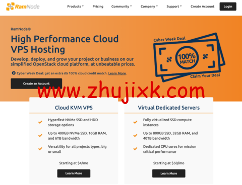 #黑五#Ramnode:充多少送多少,云服务器月付低至 alt= #黑五#Ramnode:充多少送多少,云服务器月付低至 width=