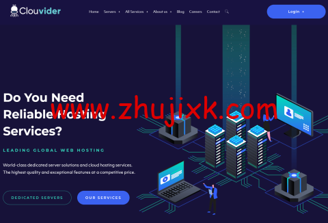 Clouvider:便宜 vps,1 核/2GB/50GB/5TB@10Gbps 带宽,£3.15/月,8 个机房可选 Clouvider:便宜 vps,1 核/2GB/50GB/5TB@10Gbps 带宽,£3.15/月,8 个机房可选