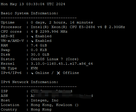 梦飞云：香港云服务器爆款，年付 6 折优惠，1 核/1G 每月 61 元起，附带测评