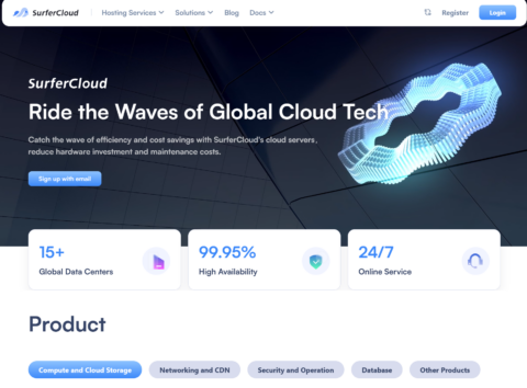 #匿名云#SurferCloud：7 月注册送赠金继续，最高送 50 美元，4 美元/月起，支持 tiktok，有跨境电商原生 IP
