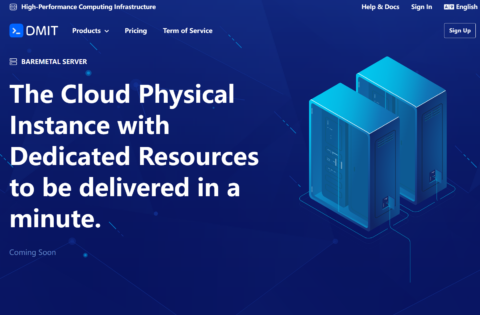 DMIT：新上香港 HKG EBv2 VPS 限量套餐，1 核/1GB/20G SSD/450GB 流量@500Mbps 带宽，9.9/年