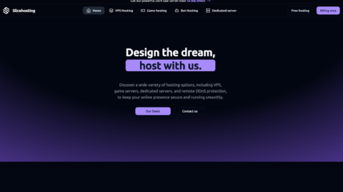 Slicehosting：德国法兰克福机房，3 核/16GB/100GB/10TB@1Gbps，/月