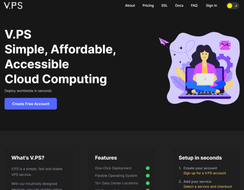 V.PS:新加坡机房新上 Edge vps 套餐,9 折优惠,1 核/2GB/20GB/1TB@1Gbps 带宽,€15.95/月 V.PS:新加坡机房新上 Edge vps 套餐,9 折优惠,1 核/2GB/20GB/1TB@1Gbps 带宽,€15.95/月