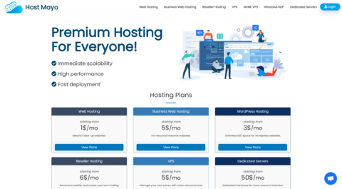 HostMayo：盐湖城机房独服，E3-1270/16GB/250GB SSD/不限流量/1Gbps 带宽，.5/月