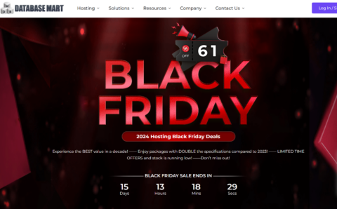 #黑五大促#Database Mart：低至 4 折，2 核 4GB 内存 VPS/GPU 独服 .99/月起，GPU VPS/GPU 专用服务器 /月起，物理专用服务器/月起，可免费试用