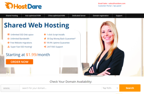 HostDare:升级三网优化网络,洛杉矶 VPS 电信 CN2 GIA/联通 AS9929/移动 CMIN2,.99/年起 HostDare:升级三网优化网络,洛杉矶 VPS 电信 CN2 GIA/联通 AS9929/移动 CMIN2,.99/年起